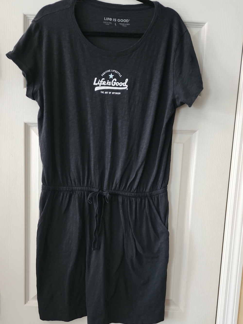 Life Is Good Slub Dress